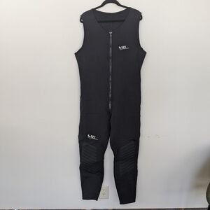 NRS HydroSkin Farmer John Sleeveless Black Wetsuit Size XXL